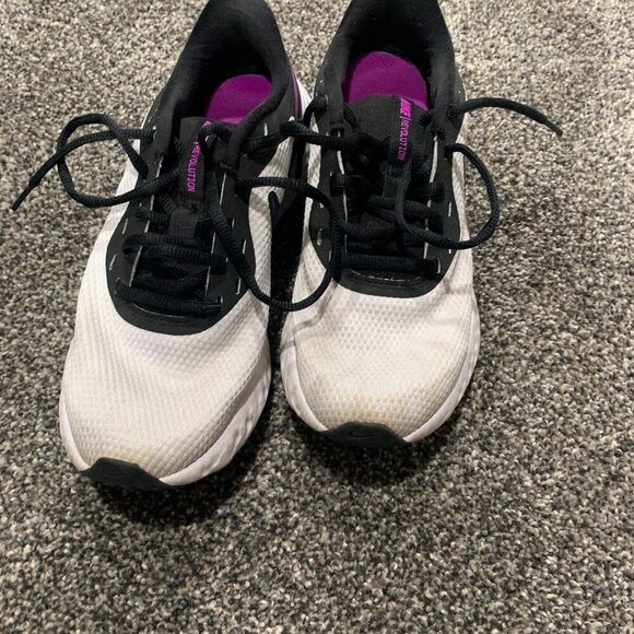 Nike Revolution 5 BQ3207-102 White/Blue Running Shoes - please see all pictures - Picture 7 of 7